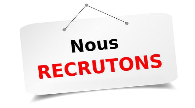 nous recrutons
